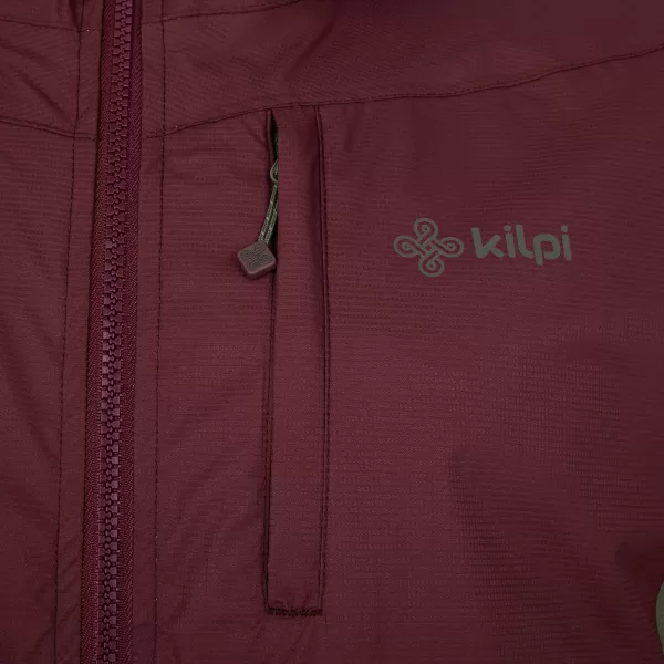  Pánska bunda KILPI SONNA-M RM0102KI TMAVO červená 