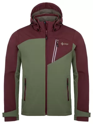 Pánska softshellová bunda KILPI RAVIO-M RM0114KI KHAKI