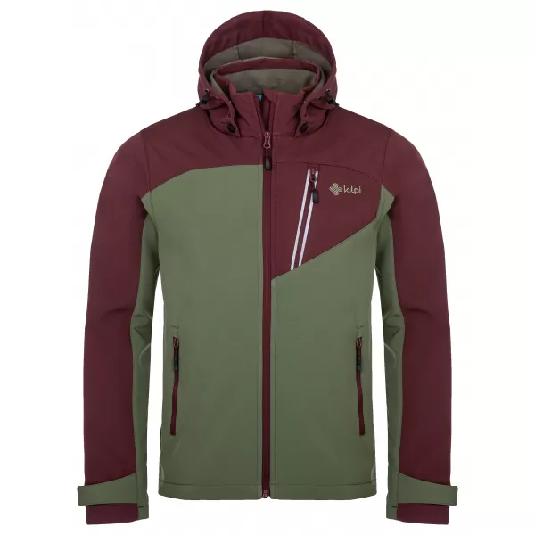  Pánska softshellová bunda KILPI RAVIO-M RM0114KI KHAKI 