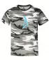 Detské tričko ALTISPORT ALK002C149 CAMO GREY/MODRÁ