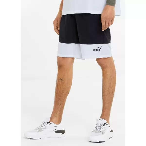  Pánske kraťasy PUMA POWER COLORBLOCK WOVEN SHORTS 9 848819-01 BLACK 