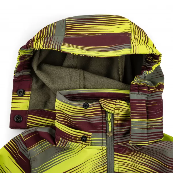  Chlapčenská softshellová bunda KILPI RAVIO-J RJ0500KI KHAKI 