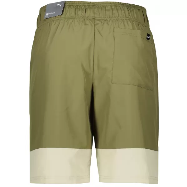  Pánske kraťasy PUMA POWER COLORBLOCK WOVEN SHORTS 9 848819-32 GREEN 