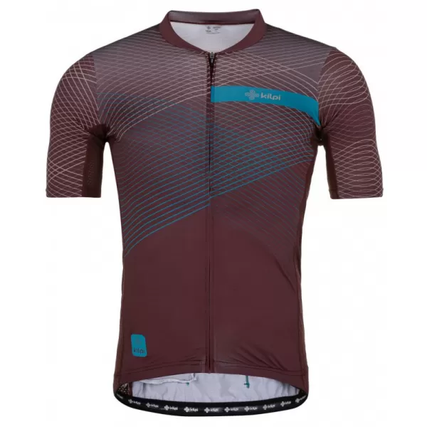  Pánsky cyklo dres KILPI NERITO-M RM0310KI TMAVO červená 