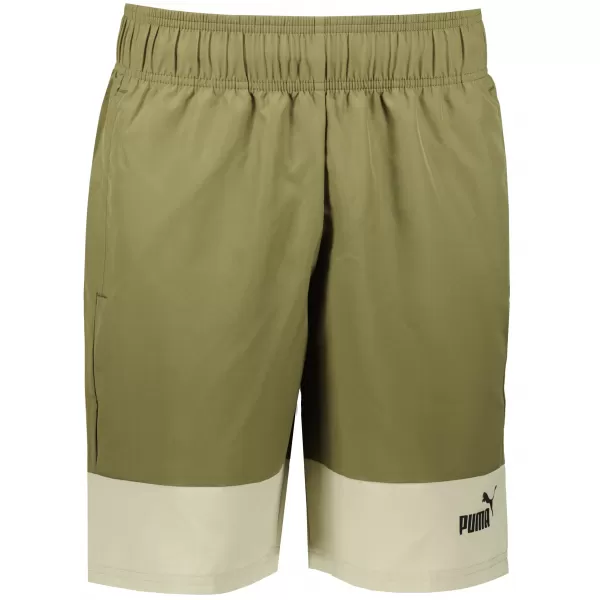  Pánske kraťasy PUMA POWER COLORBLOCK WOVEN SHORTS 9 848819-32 GREEN 