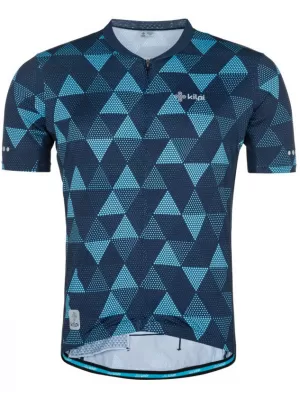 Pánsky cyklo dres KILPI SALETTA-M RM0313KI TMAVO modrá