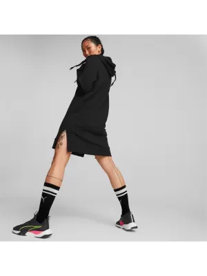 Dámska mikina PUMA HER HOODED DRESS 670817-01 BLACK
