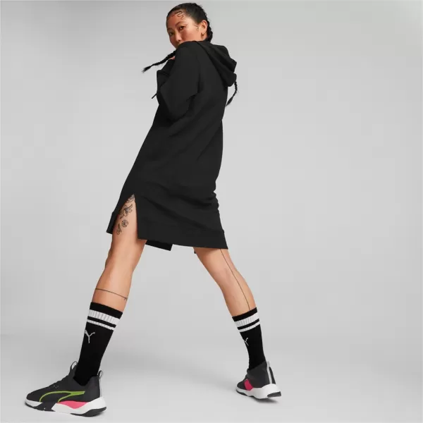  Dámska mikina PUMA HER HOODED DRESS 670817-01 BLACK 