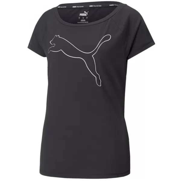  Dámske tričko PUMA TRAIN FAV JERSEY CAT TEE 522420-01 BLACK 