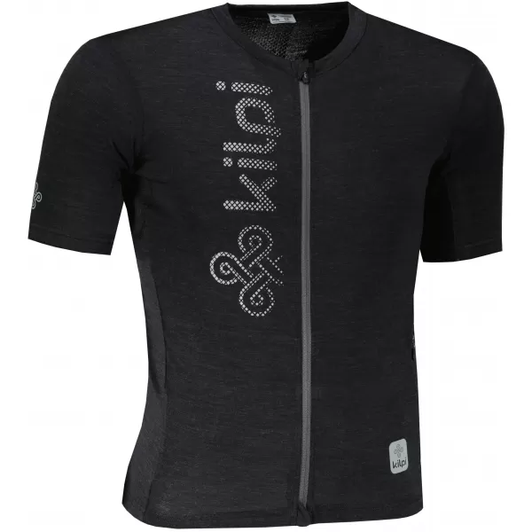  Pánsky cyklo dres KILPI PETRANA-M RM0312KI TMAVO šedá 