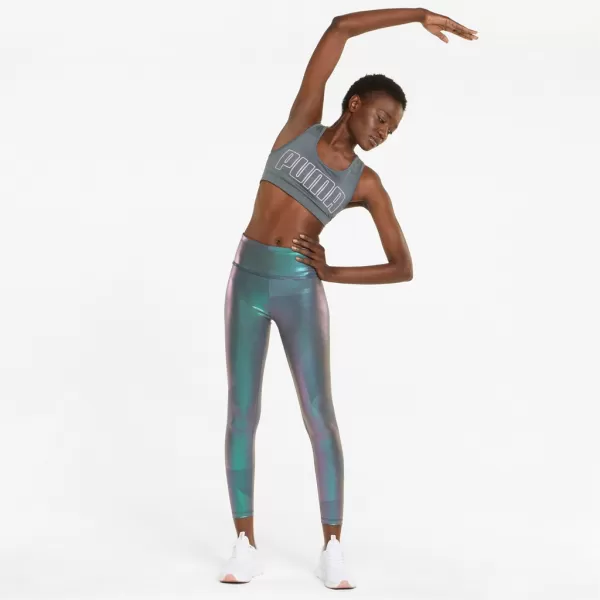  Dámska podprsenka PUMA MID IMPACT 4KEEPS GRAPHIC BRA PM 520306-42 GRAY 