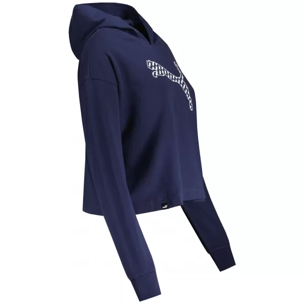  Dámska mikina PUMA POWER SUMMER GRAPHIC HOODIE TR 848402-06 BLUE 