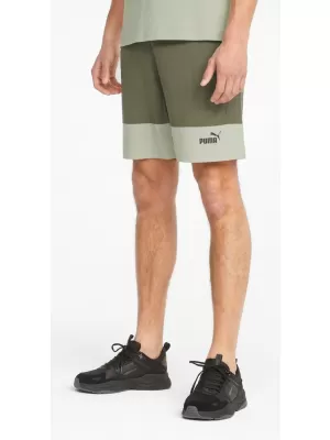 Pánske kraťasy PUMA POWER COLORBLOCK WOVEN SHORTS 9 848819-32 GREEN