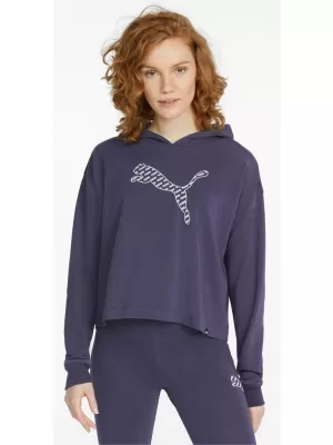Dámska mikina PUMA POWER SUMMER GRAPHIC HOODIE TR 848402-06 BLUE