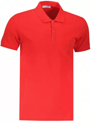 Pánske tričko s golierom DSTREET PX0331 ČERVENÁ