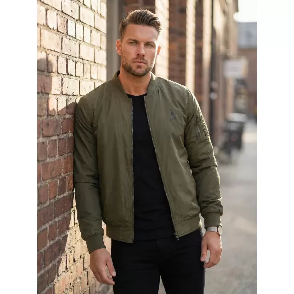 Pánska bomber bunda ALTISPORT BYB/ALM002BY045 KAKI 