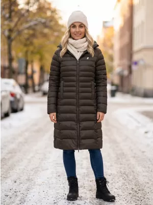 Dámsky kabát SAM 73 KUMI WB 850 KHAKI