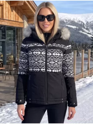 Dámska zimná bunda KIXMI OLINDA ČIERNA