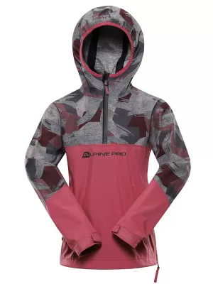 Detská bunda ALPINE PRO GIBBO KJCY250 BORDOVÁ
