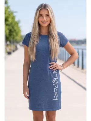Dámske šaty ALTISPORT LYMA LSKX399 MODRÁ