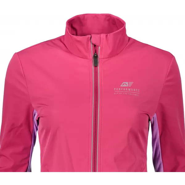  Dámska softshellová bunda ALPINE PRO TYCHA LJCY526 FUCHSIOVÁ 