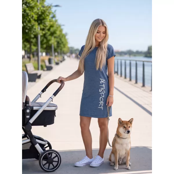  Dámske šaty ALTISPORT LYMA LSKX399 MODRÁ 