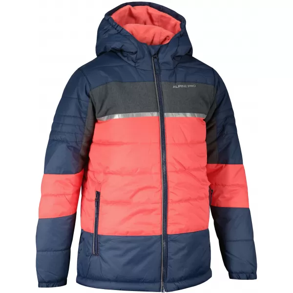  Detská bunda ALPINE PRO JORGO KJCY283 RUŽOVÁ 