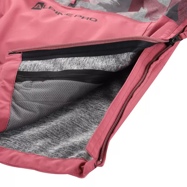  Detská bunda ALPINE PRO GIBBO KJCY250 BORDOVÁ 