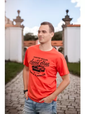 Pánske tričko ALTISPORT MAAS MTSX748 ČERVENÁ