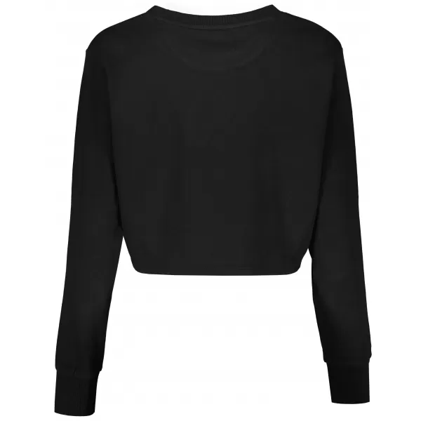  Dámska crop top mikina ALTISPORT BYB/ALW056BY131 ČERNORUŽOVÁ 