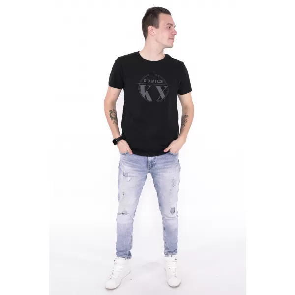  Pánske tričko KIXMI OCTAVIO ČIERNA 