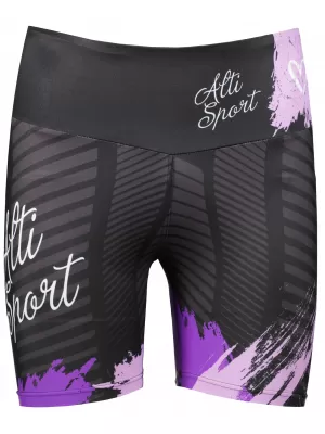 Dámske krátke legíny premium ALTISPORT SWE/ALW01S03 FIALOVÁ