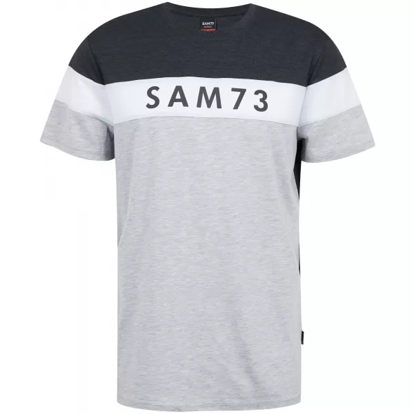  Pánske tričko SAM 73 KAVIX MT 815 ŠEDÁ SVETLÁ 
