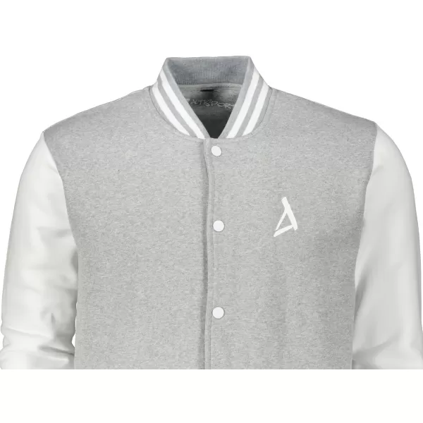  Pánska mikina ALTISPORT BYB/ALM002BB004 SVETLO ŠEDÝ MELIER 
