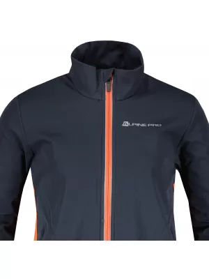Detská softshellová bunda ALPINE PRO TYCHO KJCY251 TMAVO MODRÁ/ČIERNA