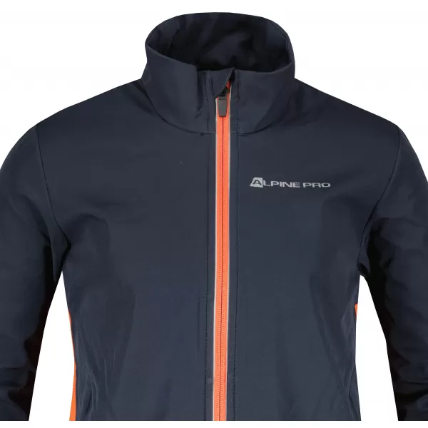  Detská softshellová bunda ALPINE PRO TYCHO KJCY251 TMAVO MODRÁ/ČIERNA 