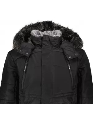 Pánska bunda ALPINE PRO MOLID MJCY556 ČIERNA