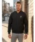 Pánska bomber bunda ALTISPORT BYB/ALM002BY045 ČIERNOBIELY
