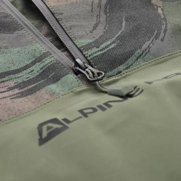  Detská bunda ALPINE PRO GIBBO KJCY250 OLIVOVÝ 
