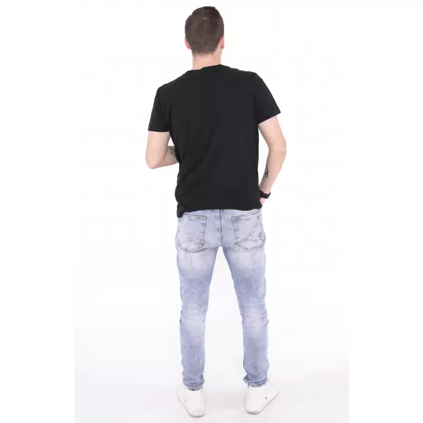  Pánske tričko KIXMI ORLANDO ČIERNA 