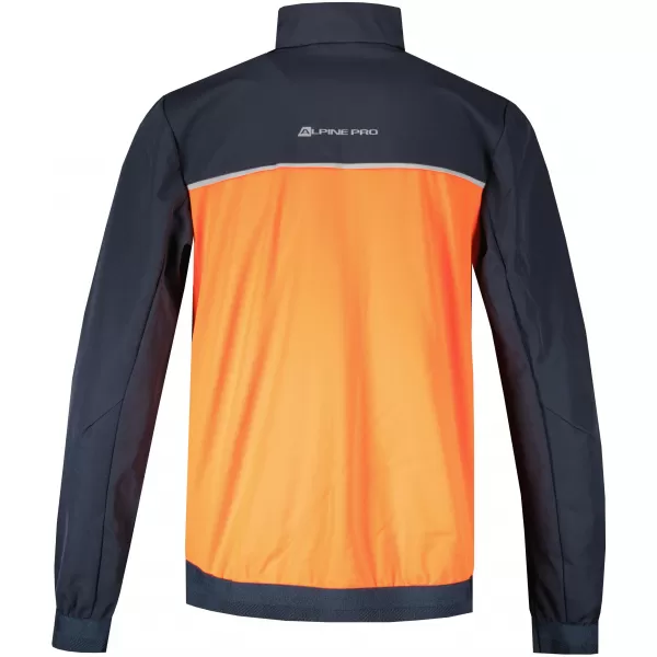  Detská softshellová bunda ALPINE PRO TYCHO KJCY251 TMAVO MODRÁ/ČIERNA 