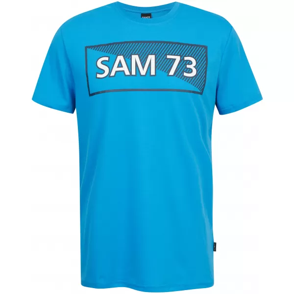  Pánske tričko SAM 73 FENRI MT 814 JASNE modrá 