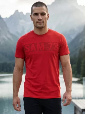 Pánske tričko SAM 73 BARRY MT 811 červená
