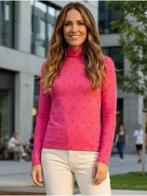 Dámske tričko ALTISPORT LUWEDA LTSY943 TMAVO RUŽOVÁ