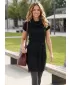 Dámske šaty KIXMI ORLANTHA ČIERNA