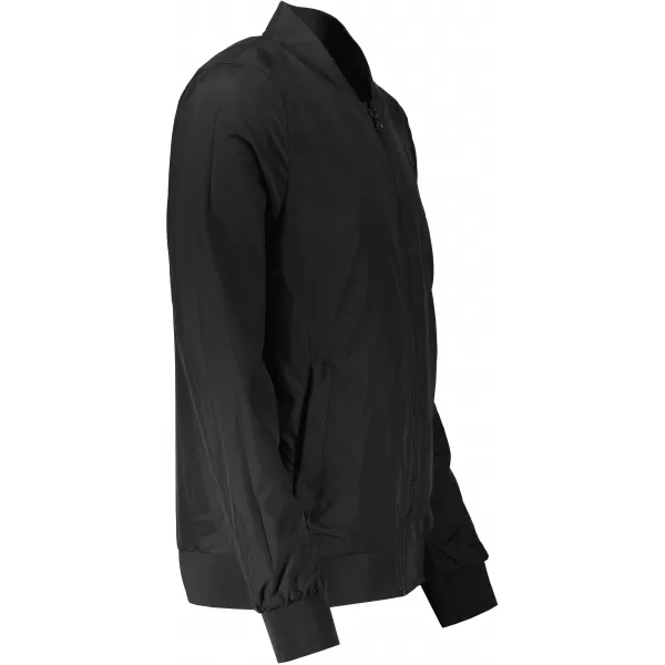  Pánska bomber bunda ALTISPORT BYB/ALM002BY045 ČIERNA A STRIEBORNÁ 