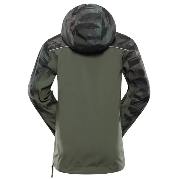  Detská bunda ALPINE PRO GIBBO KJCY250 OLIVOVÝ 