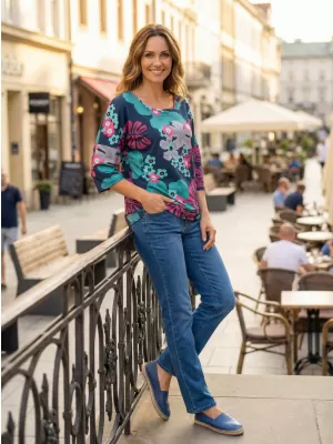 Dámksá mikina KIXMI ORCHID TMAVO MODRÁ