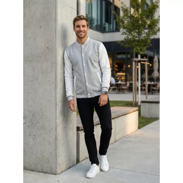  Pánska mikina ALTISPORT BYB/ALM002BB004 SVETLO ŠEDÝ MELIER 
