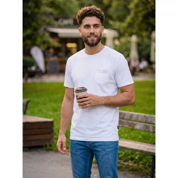  Pánske tričko SAM 73 QUARIP MT 812 biela 